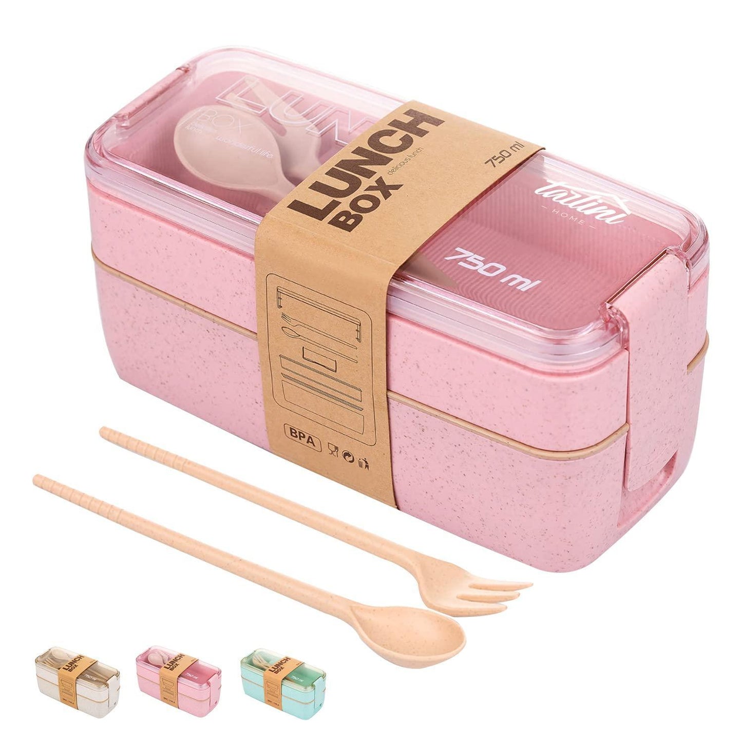 Stackable Lunch Box for Meal Prep