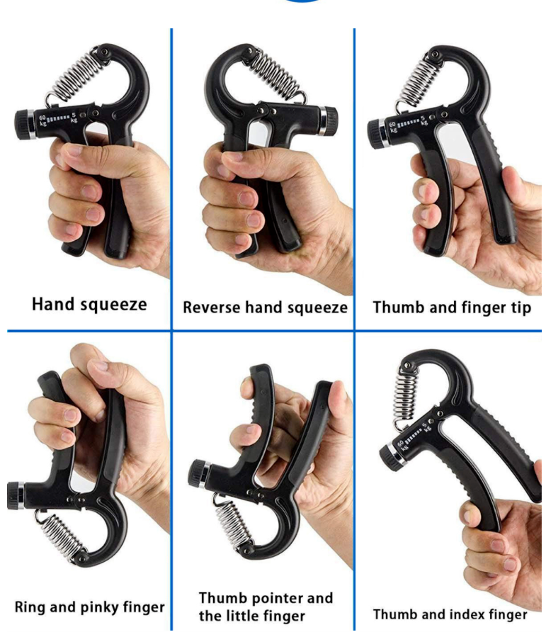 Adjustable Hand Grip Strengthener - Forearm & Grip Trainer