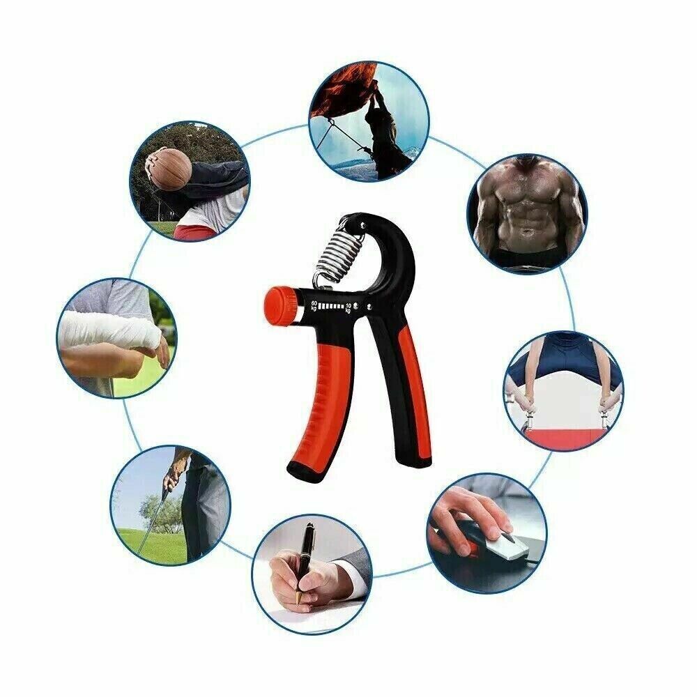Adjustable Hand Grip Strengthener - Forearm & Grip Trainer