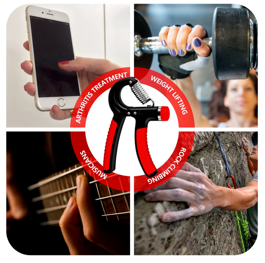 Adjustable Hand Grip Strengthener - Forearm & Grip Trainer