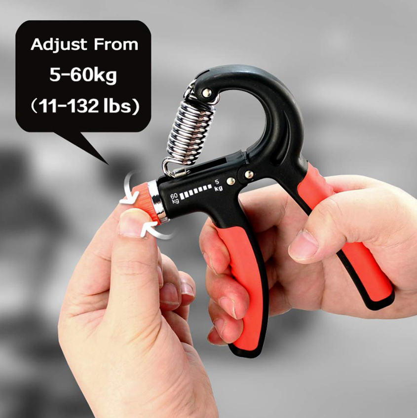 Adjustable Hand Grip Strengthener - Forearm & Grip Trainer