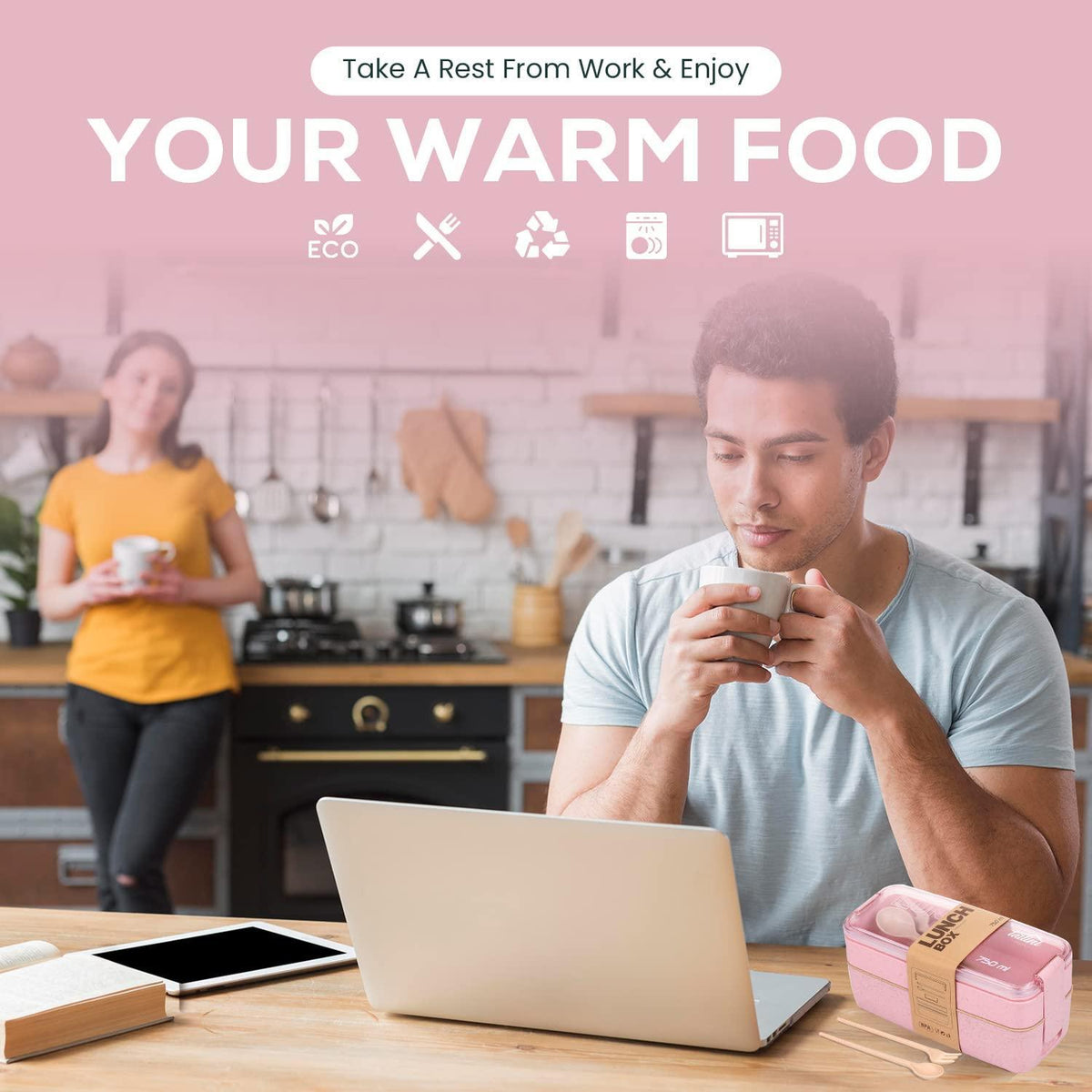 Stackable Lunch Box for Meal Prep