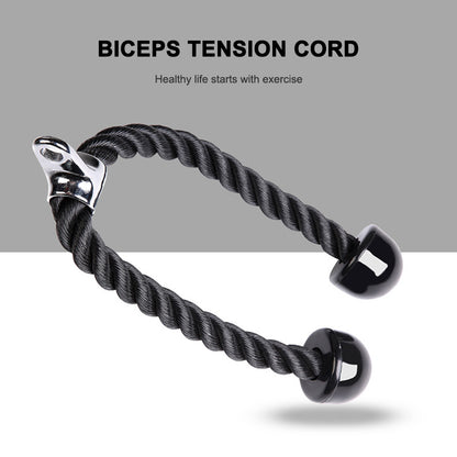 Dual-Handle Tricep Rope Cable Attachment